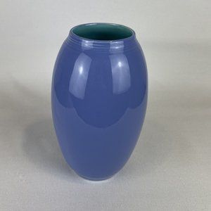 Lindt-Stymeist Colorways 7” Porcelain China Vase Blue/Turquoise